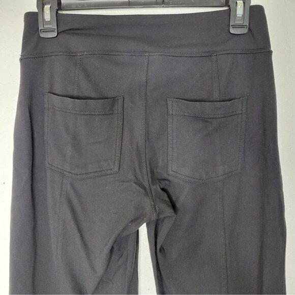 Athleta Solid Black Tech Stretch Metro Classic Yoga w/ Pockets Pants SP - Picture 6 of 6